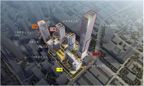 深业泰富广场开发商售楼处招商中心营销中心电线(图5)